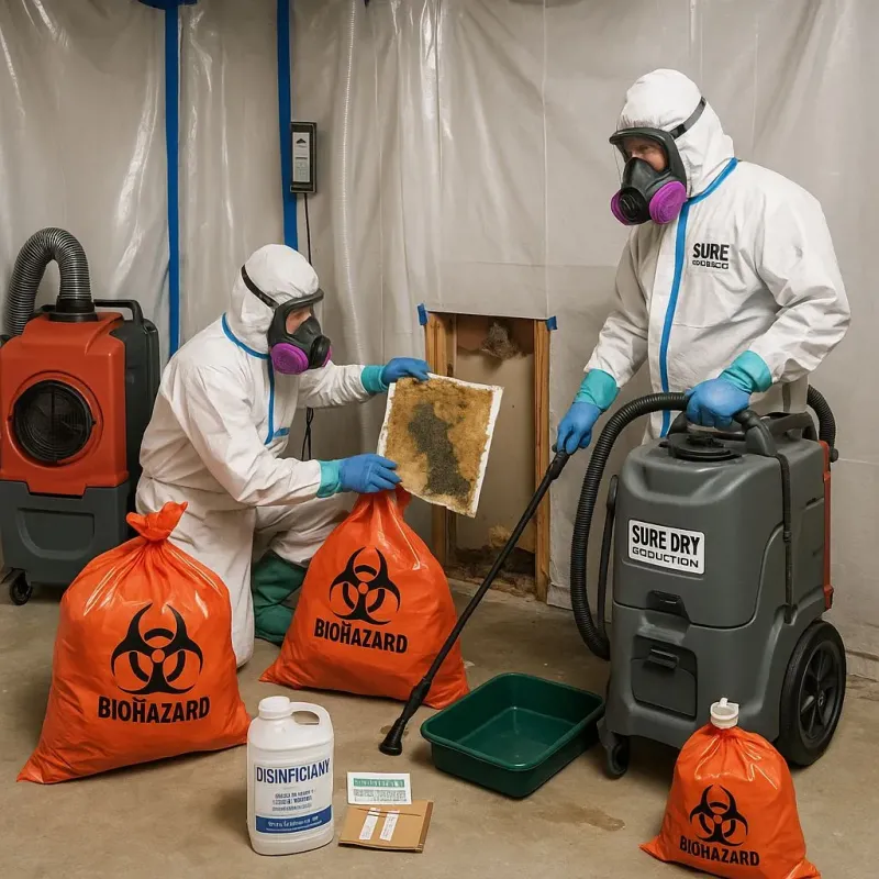Contaminated Water Handling Protocols process in Manson, IA